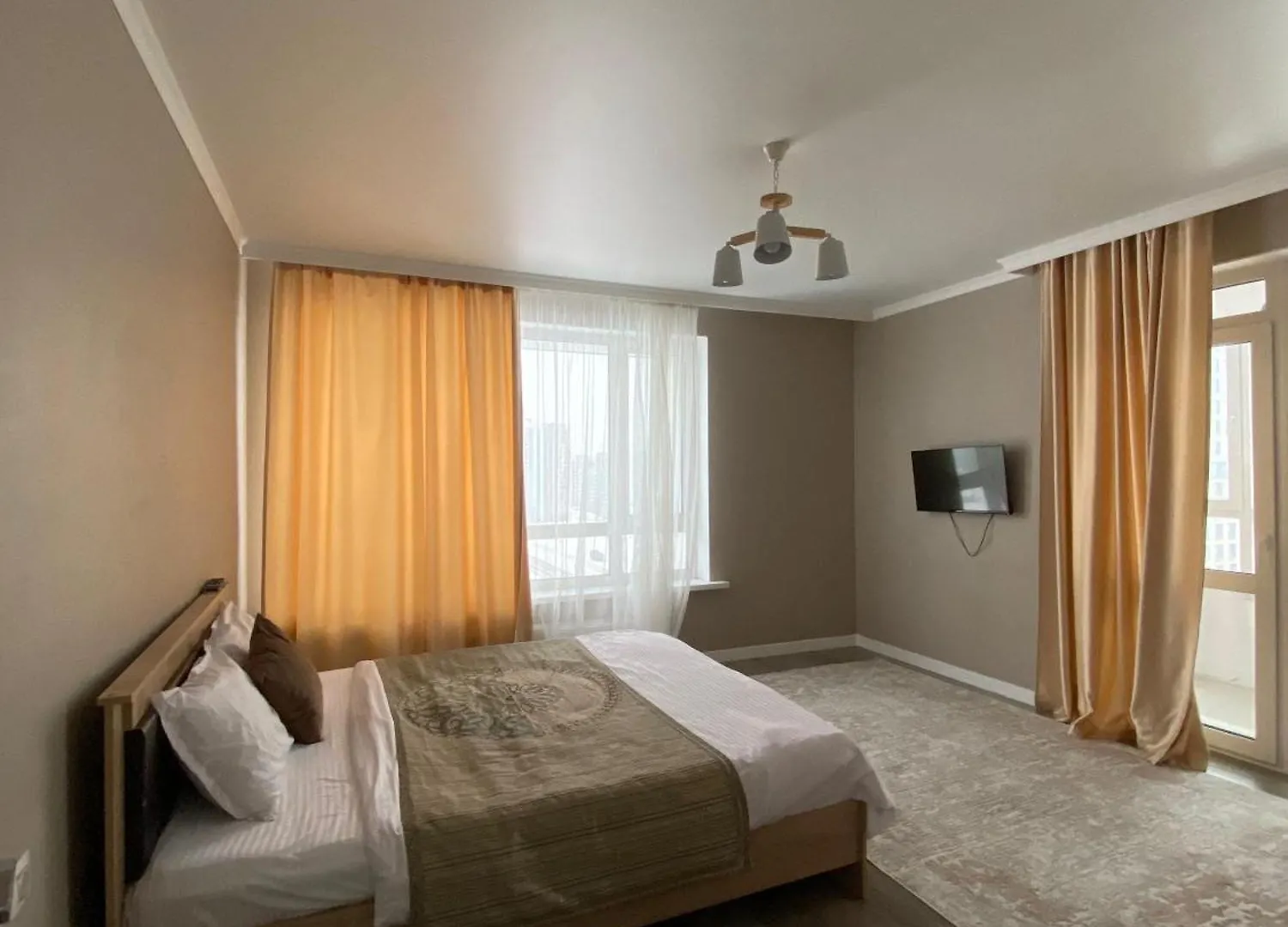 Жк Фридом 2 Ком 2 Кровати И Диван Nur-Sultan  Apartment Nur-Sultan (Astana)